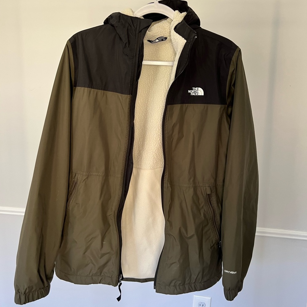 COPY - Boys Sherpa lined North Face jacket